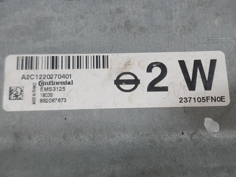 Recambio de centralita motor uce para nissan micra v (k14) 0.9 ig-t referencia OEM IAM   