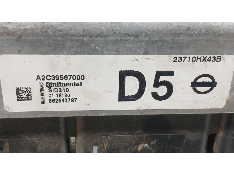 Recambio de centralita motor uce para nissan qashqai ii (j11, j11_) 1.5 dci referencia OEM IAM 237104EA0B  