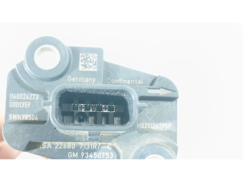 Recambio de caudalimetro para nissan qashqai ii (j11, j11_) 1.5 dci referencia OEM IAM 2268000Q0A  