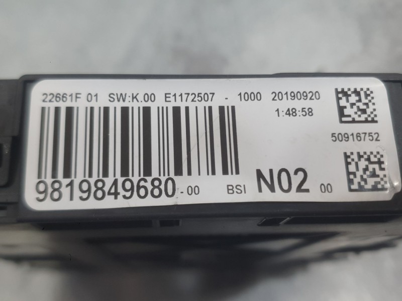 Recambio de caja reles / fusibles para citroën c-elysee (dd_) 1.5 bluehdi 100 referencia OEM IAM   