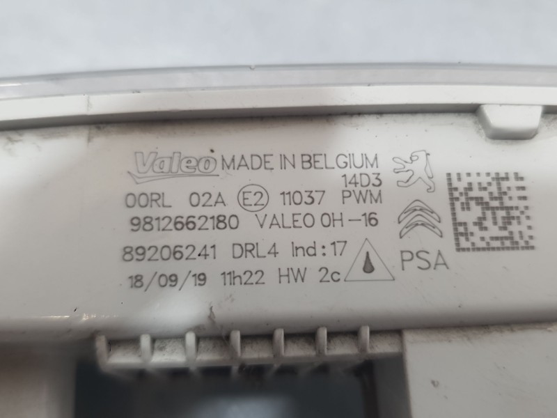 Recambio de piloto delantero derecho para citroën c-elysee (dd_) 1.5 bluehdi 100 referencia OEM IAM  LUZ DIURNA 