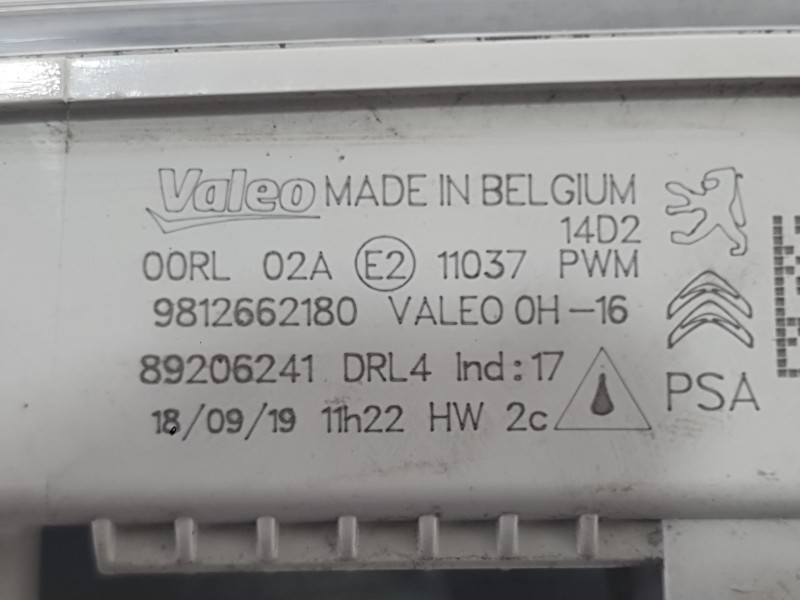 Recambio de piloto delantero izquierdo para citroën c-elysee (dd_) 1.5 bluehdi 100 referencia OEM IAM  LUZ DIURNA 