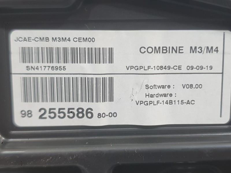 Recambio de cuadro instrumentos para citroën c-elysee (dd_) 1.5 bluehdi 100 referencia OEM IAM 9809616680  