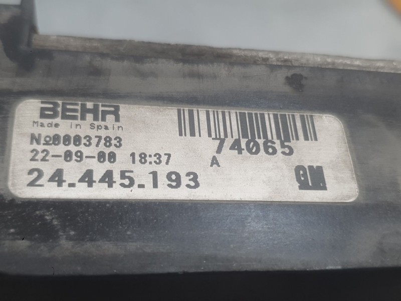 Recambio de condensador / radiador aire acondicionado para opel corsa c (x01) 1.4 (f08, f68) referencia OEM IAM 93175776  