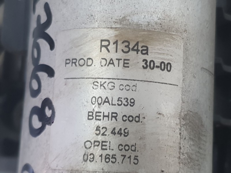 Recambio de condensador / radiador aire acondicionado para opel corsa c (x01) 1.4 (f08, f68) referencia OEM IAM 93175776  