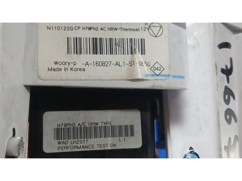 Recambio de mando calefaccion / aire acondicionado para dacia duster (hs_) 1.2 tce 125 referencia OEM IAM 275105810R  
