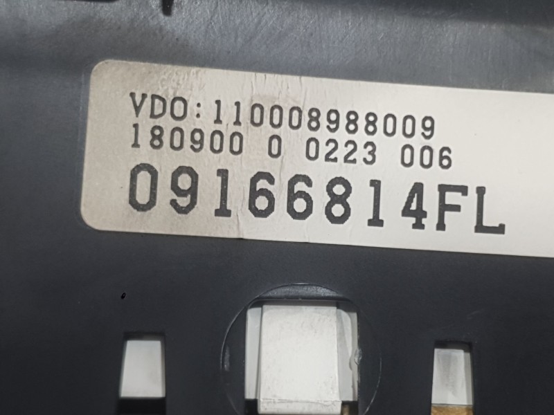 Recambio de cuadro instrumentos para opel corsa c (x01) 1.4 (f08, f68) referencia OEM IAM 9194496  