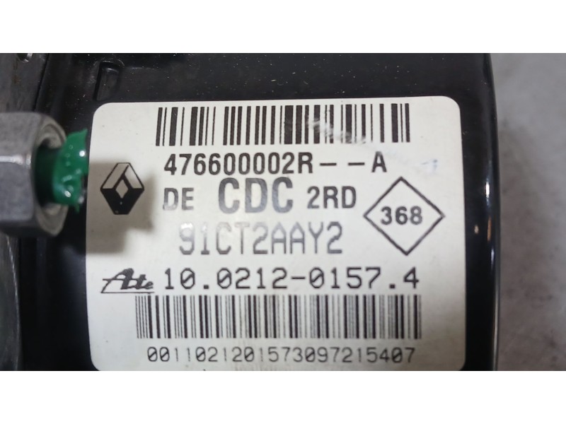 Recambio de abs para renault laguna iii (bt0/1) 1.5 dci (bt00, bt0a, bt0t, bt1j) referencia OEM IAM 476600055R  
