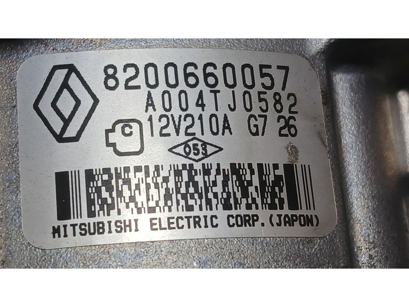 Recambio de alternador para renault laguna iii (bt0/1) 1.5 dci (bt00, bt0a, bt0t, bt1j) referencia OEM IAM 231002543R 231000306R