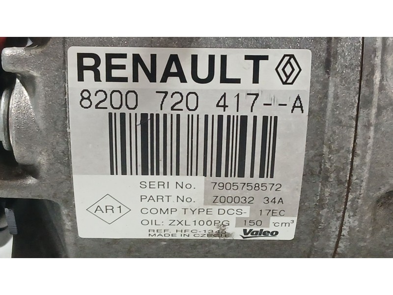 Recambio de compresor aire acondicionado para renault laguna iii (bt0/1) 1.5 dci (bt00, bt0a, bt0t, bt1j) referencia OEM IAM 771