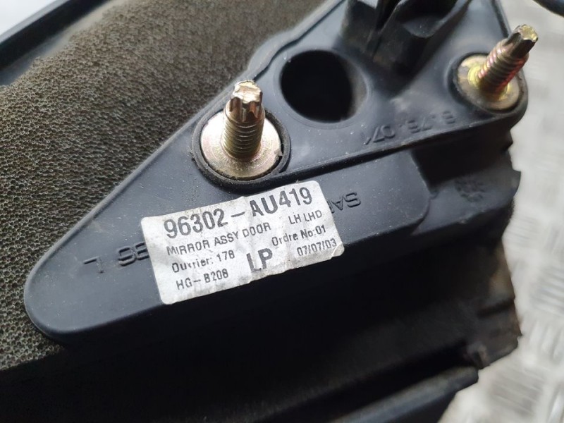 Recambio de retrovisor izquierdo para nissan primera berlina (p12) acenta referencia OEM IAM 96302AU419  ELECTRICO