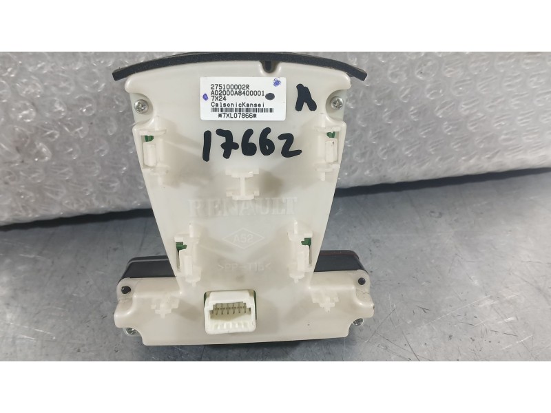 Recambio de mando climatizador para renault laguna iii (bt0/1) 1.5 dci (bt00, bt0a, bt0t, bt1j) referencia OEM IAM 275100002R  