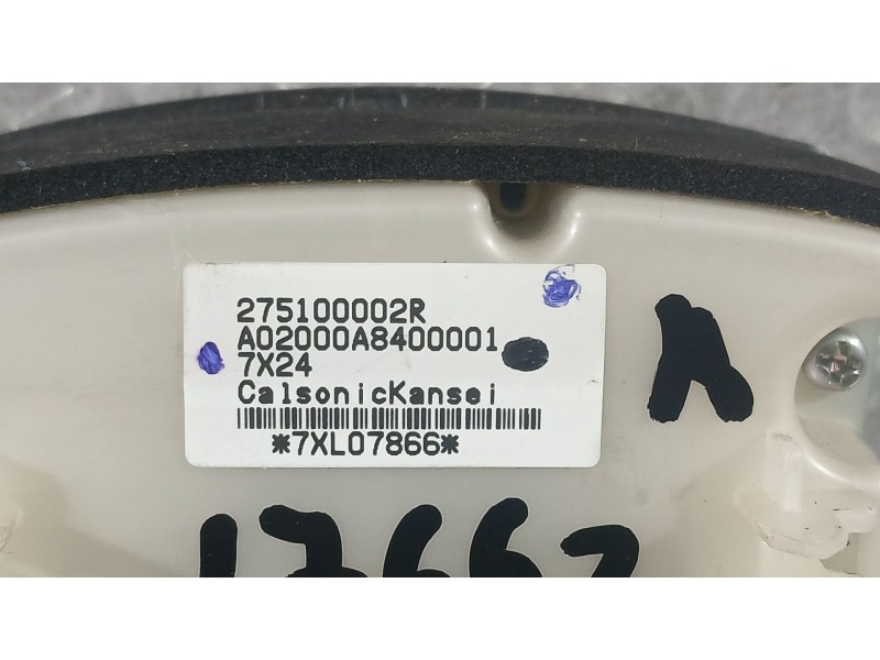 Recambio de mando climatizador para renault laguna iii (bt0/1) 1.5 dci (bt00, bt0a, bt0t, bt1j) referencia OEM IAM 275100002R  