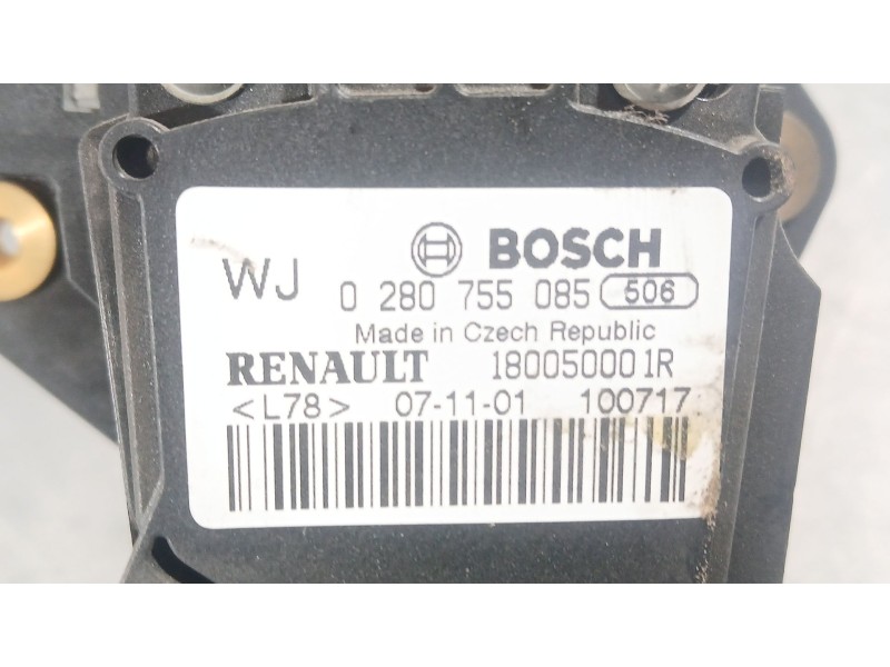 Recambio de potenciometro pedal para renault laguna iii (bt0/1) 1.5 dci (bt00, bt0a, bt0t, bt1j) referencia OEM IAM 180050001R  