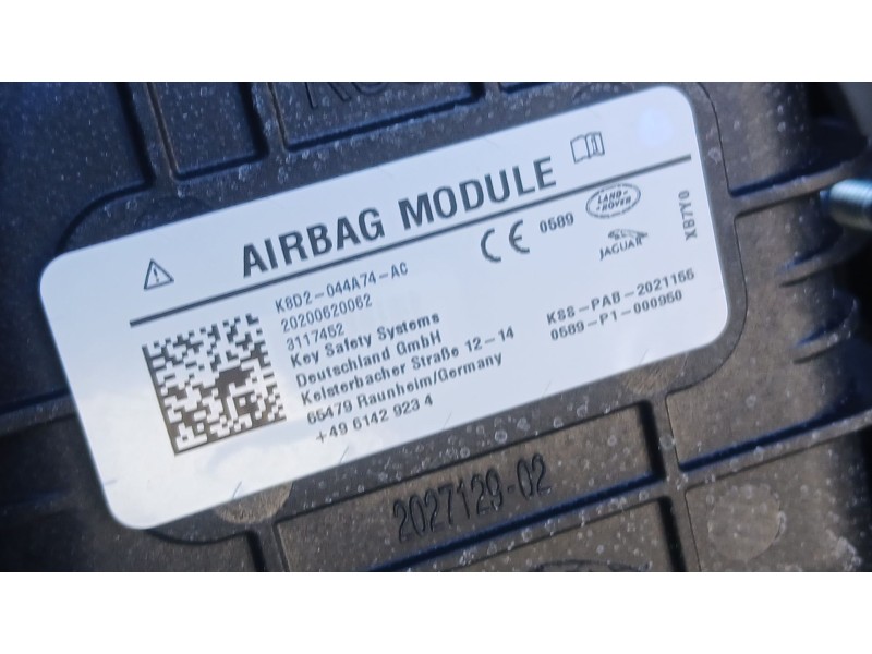 Recambio de kit airbag para land rover range rover evoque (l551) 2.0 d150 mhev 4x4 referencia OEM IAM K8D2043B13 C/SALPICADERO Y