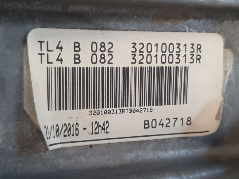 Recambio de caja cambios para dacia duster (hs_) 1.2 tce 125 referencia OEM IAM TL4082 320108419R 