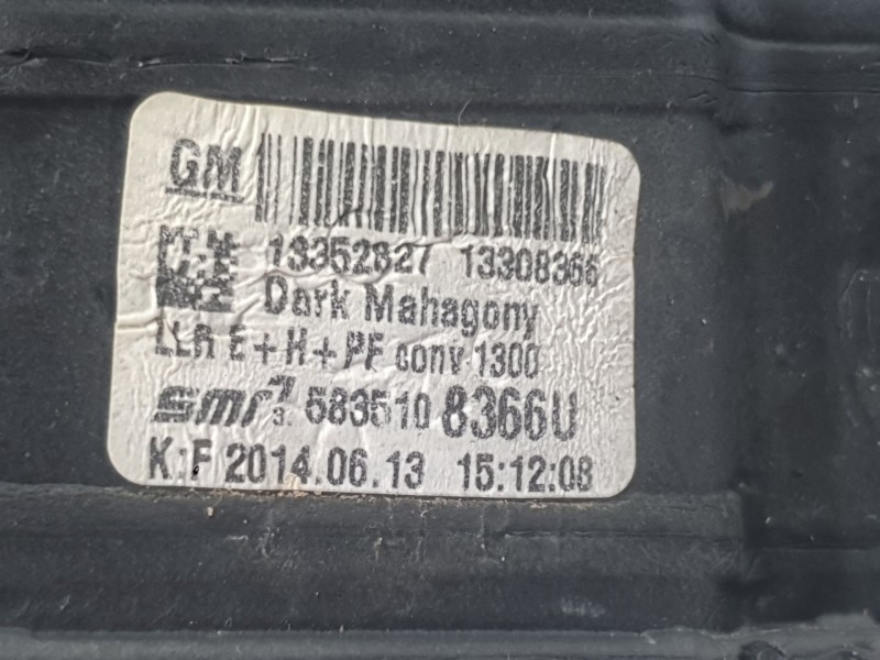 Recambio de retrovisor derecho para opel astra j (p10) 1.6 cdti (68) referencia OEM IAM 13308368 ELECTRICO 