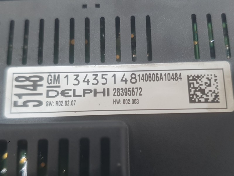 Recambio de mando climatizador para opel astra j (p10) 1.6 cdti (68) referencia OEM IAM   