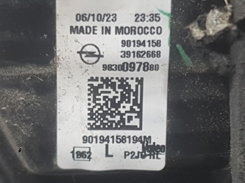 Recambio de piloto trasero izquierdo interior para opel corsa f (p2jo) 1.2 (68) referencia OEM IAM 9830097880  