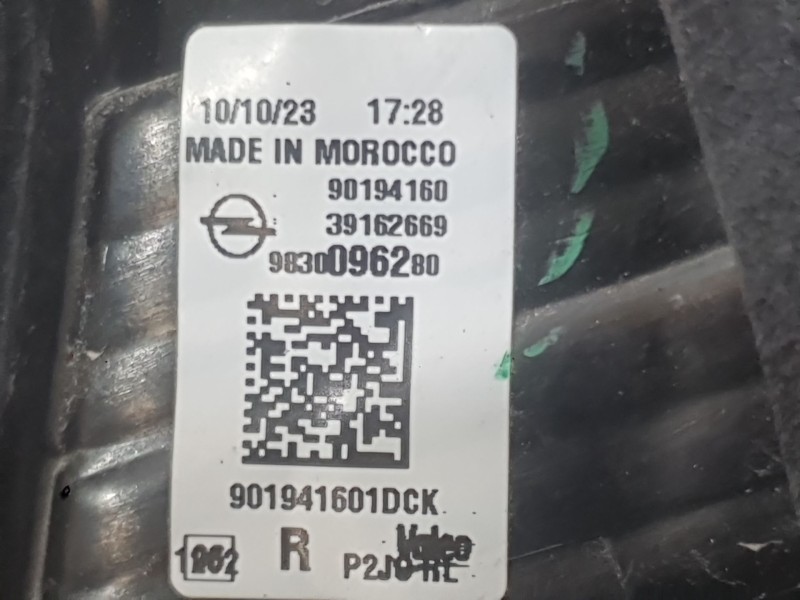 Recambio de piloto trasero derecho interior para opel corsa f (p2jo) 1.2 (68) referencia OEM IAM 9830096280  