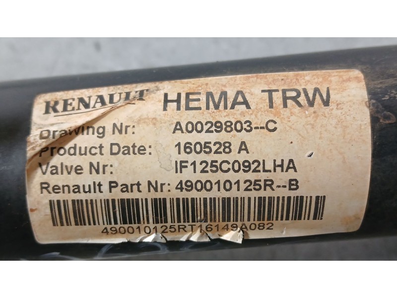 Recambio de cremallera direccion para dacia duster (hs_) 1.5 dci referencia OEM IAM 490016615R  
