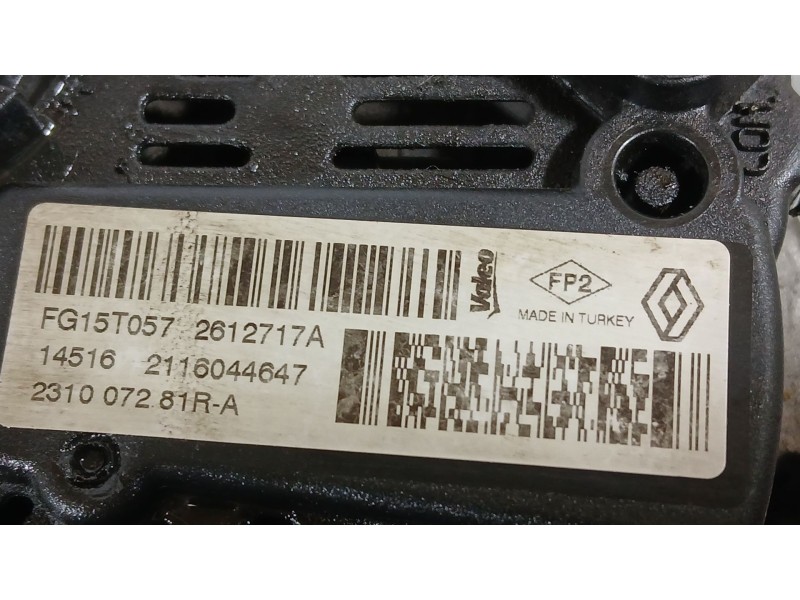 Recambio de alternador para dacia duster (hs_) 1.5 dci referencia OEM IAM 231008017R  