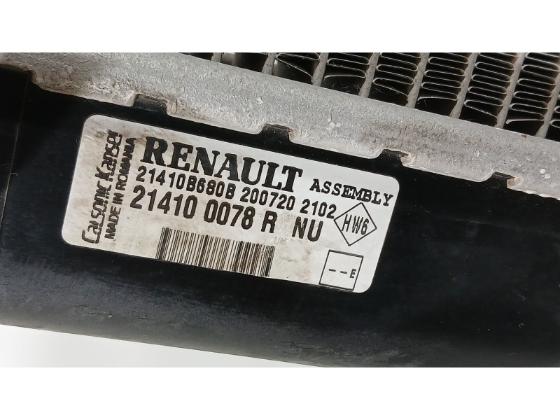 Recambio de radiador agua para dacia sandero ii (b8_) 1.0 lpg (b8ml) referencia OEM IAM 214100078R  