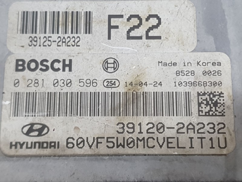 Recambio de centralita motor uce para hyundai i40 i (vf) 1.7 crdi referencia OEM IAM 391202A203  