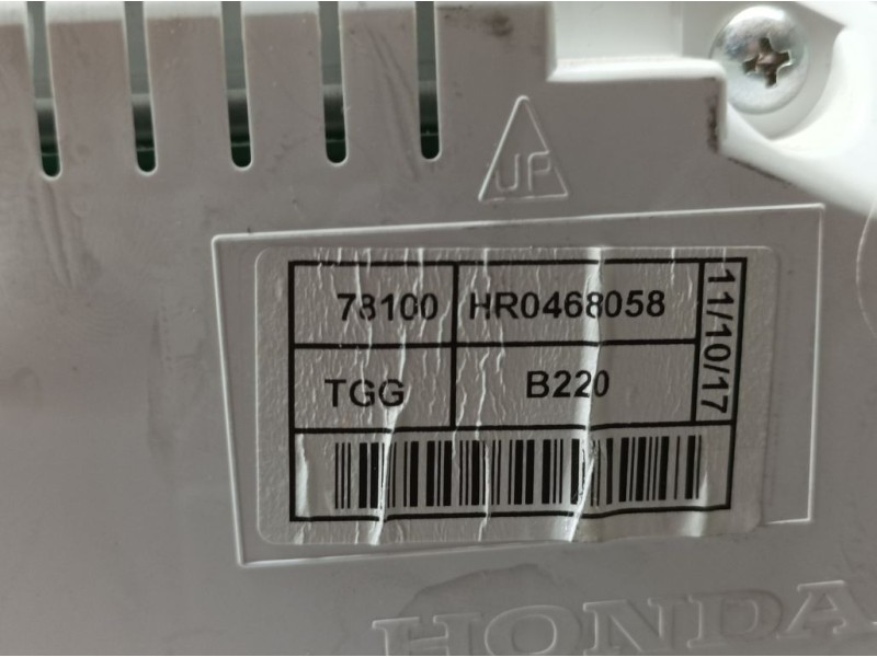 Recambio de cuadro instrumentos para honda civic lim.5 (fk) 1.5 sport referencia OEM IAM HR0438058  CRISTAL ROZADO