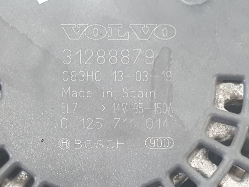 Recambio de alternador para volvo v40 hatchback (525) d3 referencia OEM IAM 36001497  