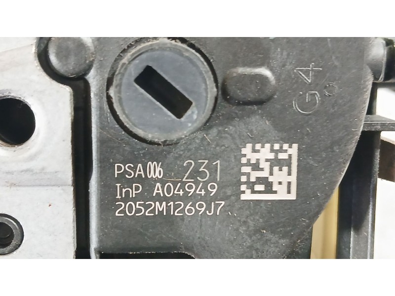 Recambio de cerradura puerta delantera izquierda para peugeot 3008 i monospace (0u_) 1.6 hdi referencia OEM IAM 9800623180  