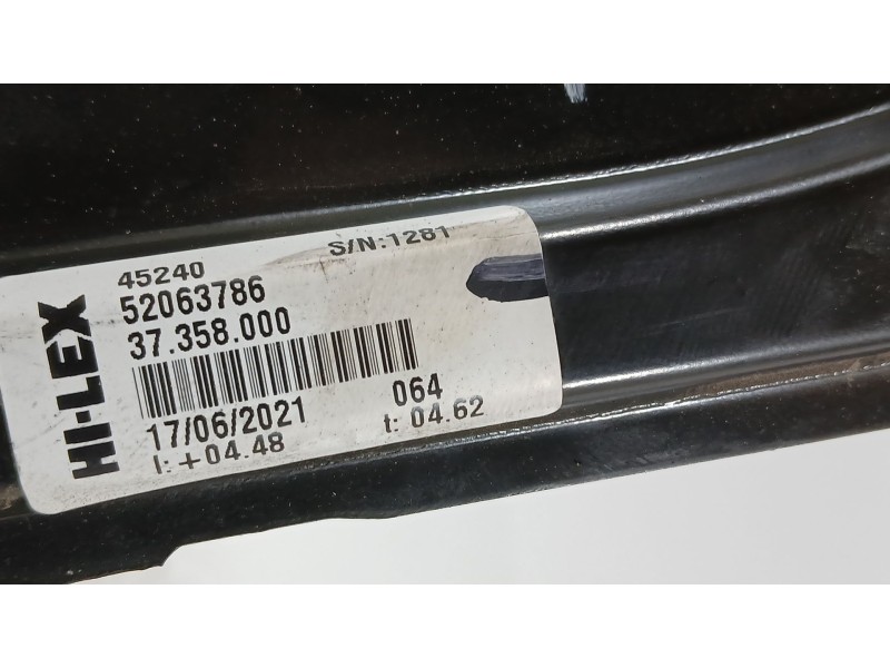 Recambio de elevalunas delantero izquierdo para fiat doblo cargo (263_) 1.3 d multijet (263wxu1a) referencia OEM IAM 52063786 6 