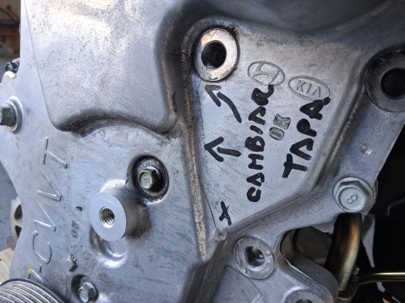 Recambio de motor completo para kia sportage iv (ql, qle) 1.6 gdi referencia OEM IAM G4FD TAPA ROTA JZ607597
