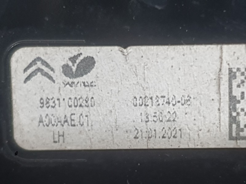 Recambio de piloto trasero izquierdo interior para citroën c4 iii (ba_, bb_, bc_) 1.2 puretech 130 (bahnsa, bahnsb) referencia O