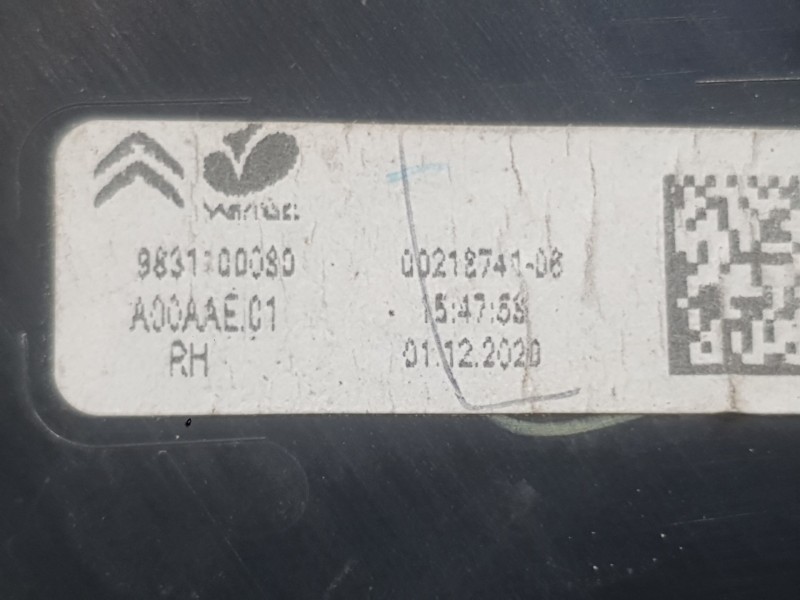 Recambio de piloto trasero derecho exterior para citroën c4 iii (ba_, bb_, bc_) 1.2 puretech 130 (bahnsa, bahnsb) referencia OEM