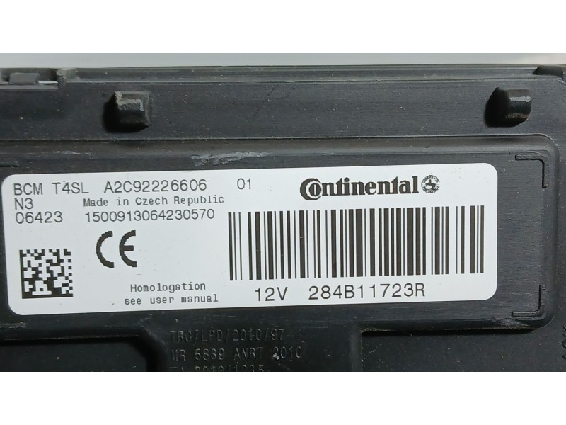 Recambio de caja reles / fusibles para renault clio iv (bh_) 1.5 dci 75 referencia OEM IAM 284B14267R  
