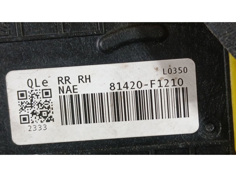 Recambio de cerradura puerta trasera derecha para kia sportage iv (ql, qle) 1.6 gdi referencia OEM IAM 81420F1210  