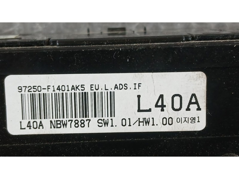 Recambio de mando climatizador para kia sportage iv (ql, qle) 1.6 gdi referencia OEM IAM 97250F1300AK5  