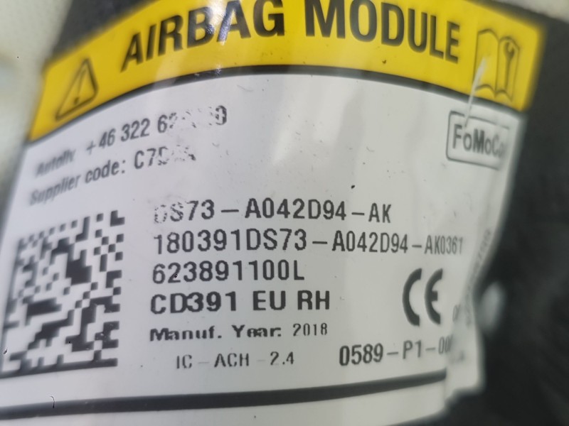 Recambio de airbag cortina delantero derecho para ford mondeo v hatchback (ce) 2.0 tdci referencia OEM IAM 2001552  