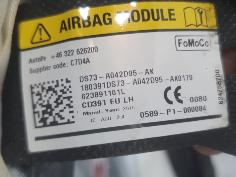 Recambio de airbag cortina delantero izquierdo para ford mondeo v hatchback (ce) 2.0 tdci referencia OEM IAM 2039397  