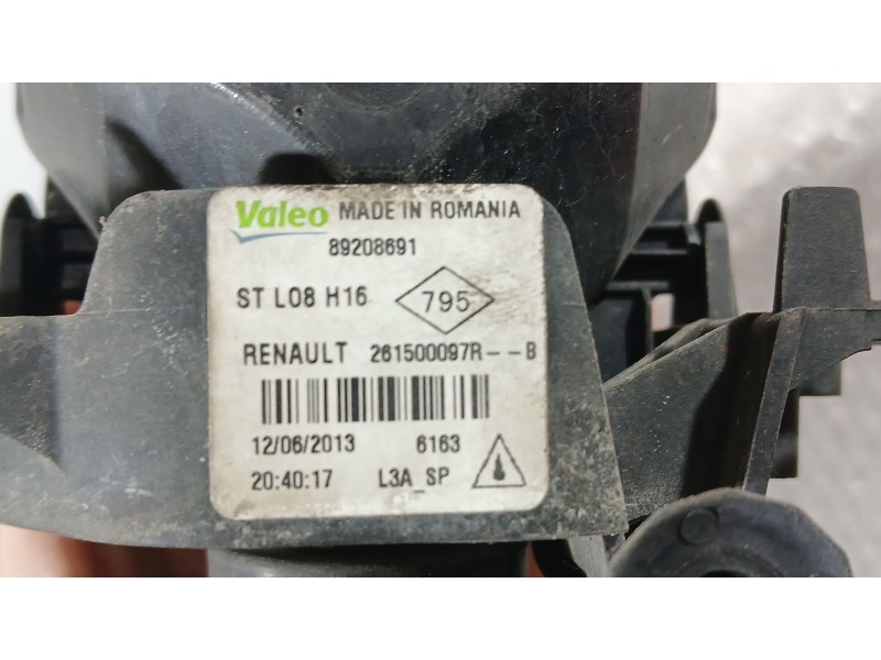 Recambio de faro antiniebla izquierdo para renault clio iv (bh_) 1.5 dci 90 referencia OEM IAM 261500097R  