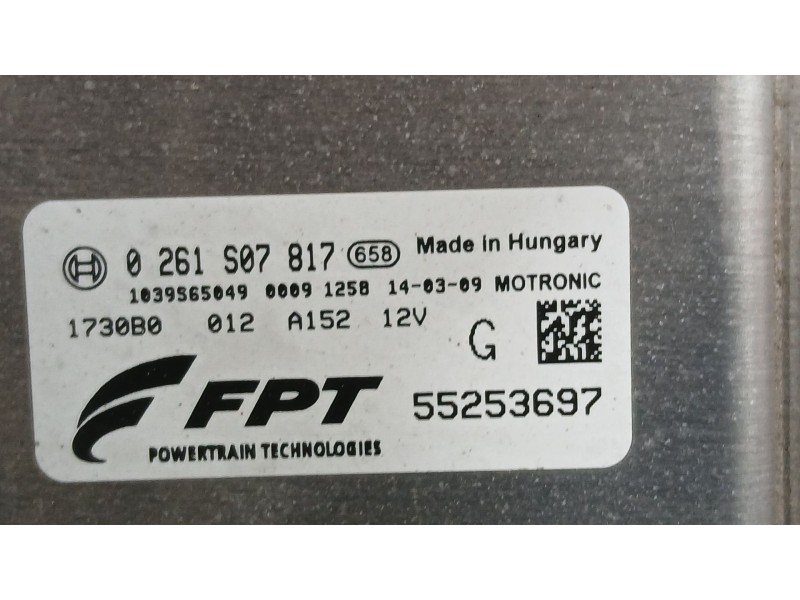 Recambio de centralita motor uce para fiat 500l (351_, 352_) 1.4 (199lyb1b) referencia OEM IAM   