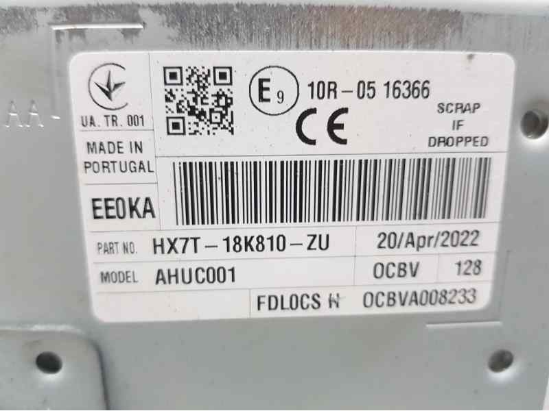 Recambio de sistema audio / radio para ford ecosport (cr6) active referencia OEM IAM HX7T18K810ZU  