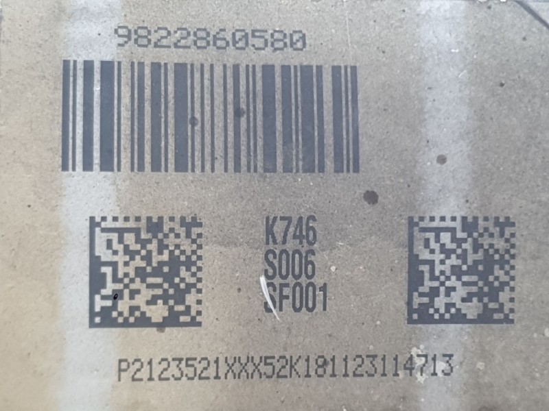 Recambio de filtro de particulas para citroën c4 spacetourer (3d_) 1.5 bluehdi 130 referencia OEM IAM 9822860580  