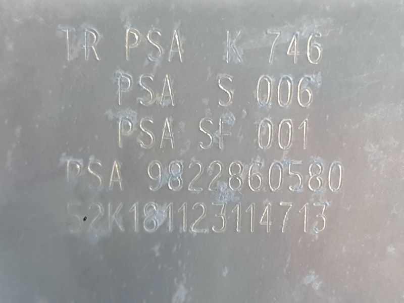 Recambio de filtro de particulas para citroën c4 spacetourer (3d_) 1.5 bluehdi 130 referencia OEM IAM 9822860580  