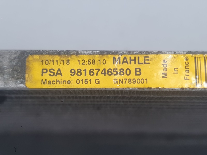 Recambio de condensador / radiador aire acondicionado para citroën c4 spacetourer (3d_) 1.5 bluehdi 130 referencia OEM IAM 98167