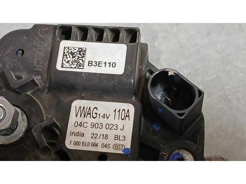 Recambio de alternador para volkswagen polo vi (aw1, bz1, ae1) 1.0 referencia OEM IAM 04C903023J 04C903026C 