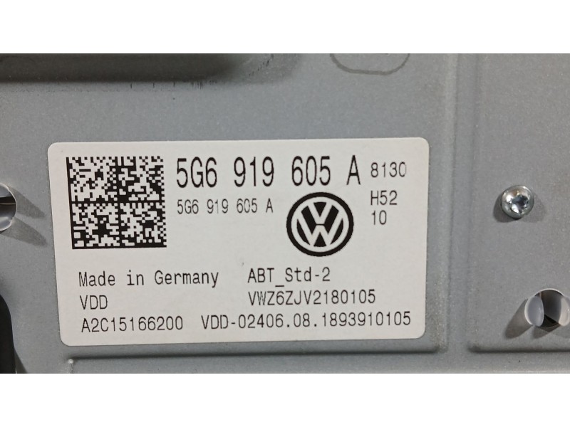 Recambio de sistema navegacion gps para volkswagen polo vi (aw1, bz1, ae1) 1.0 referencia OEM IAM   