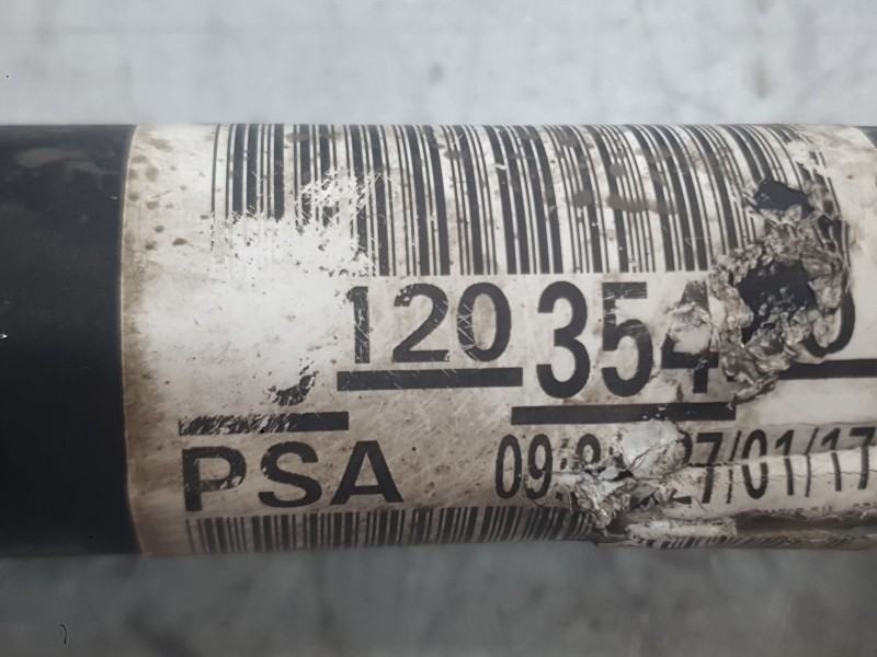 Recambio de transmision delantera derecha para citroën c-elysee (dd_) 1.6 bluehdi 100 referencia OEM IAM 9812035480 1613396080 