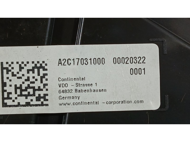 Recambio de cuadro instrumentos para volkswagen polo vi (aw1, bz1, ae1) 1.0 referencia OEM IAM 2G0920740A  
